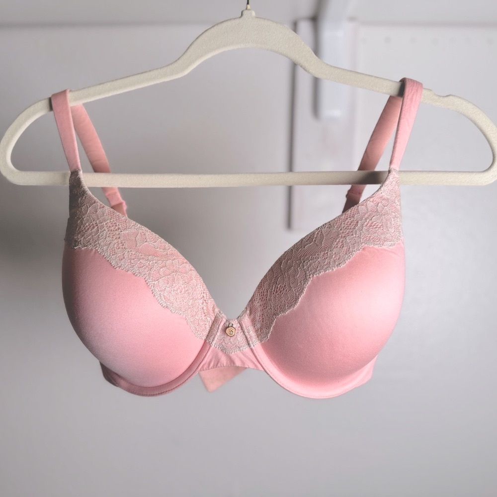 Victoria's Secret Pink Lace Bra with Underwire Support